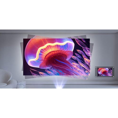 PROJEKTOR RZUTNIK HY300 PRO HD TV 130'' ANDROID WIFI PRZENOŚNY OBROTOWY